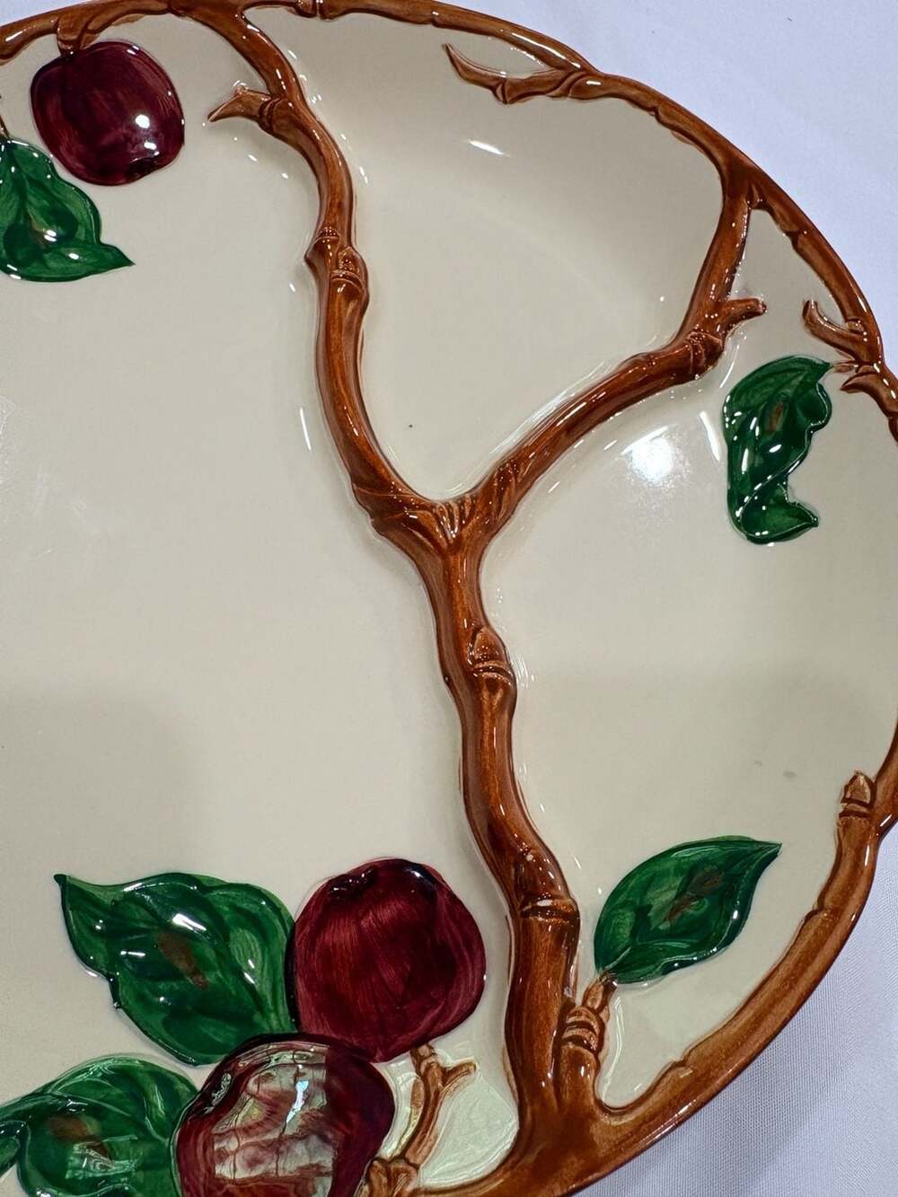 Franciscan Apple 3 Section Serving Platter | California Earthenware MCM Dish